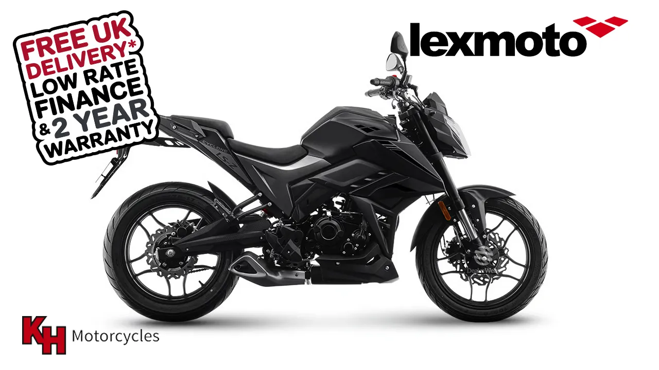 Lexmoto LSZ 125 naked street bike in grey and neon learner legal