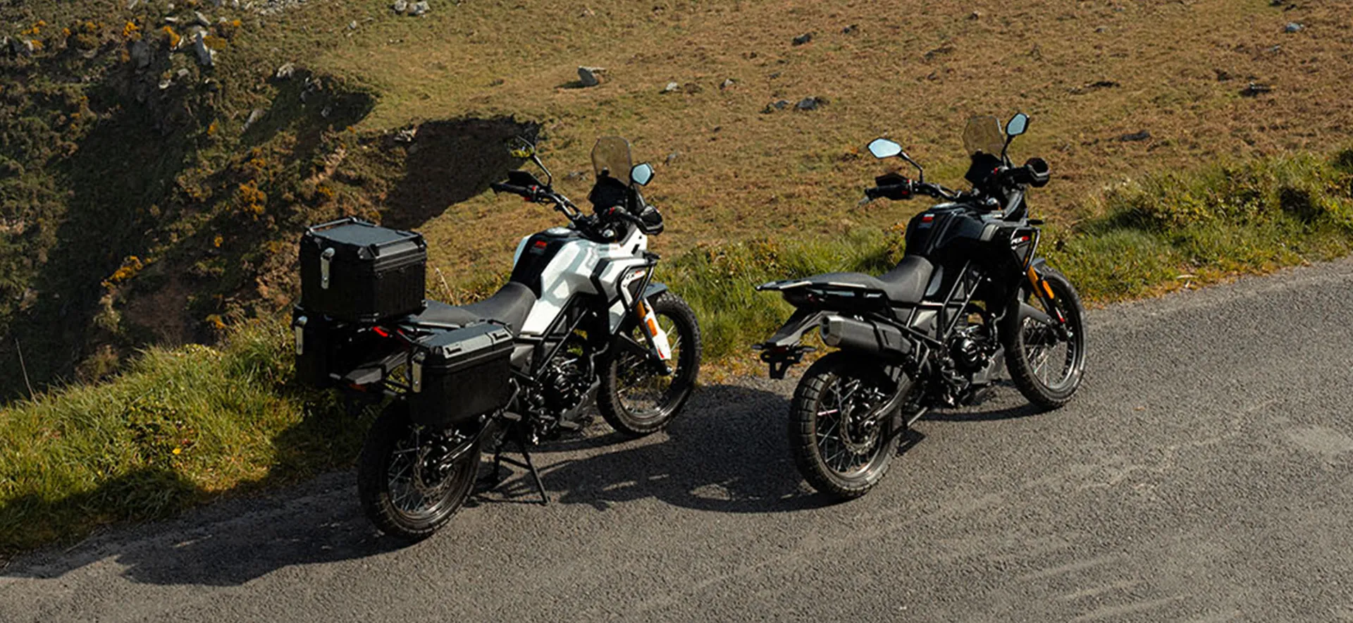 Lexmoto RX2 125 E55 with panniers and top box luggage set fitted